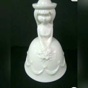 Vintage Goebel West Germany Bride Flower Girl Wedding Bell Porcelain Figurine